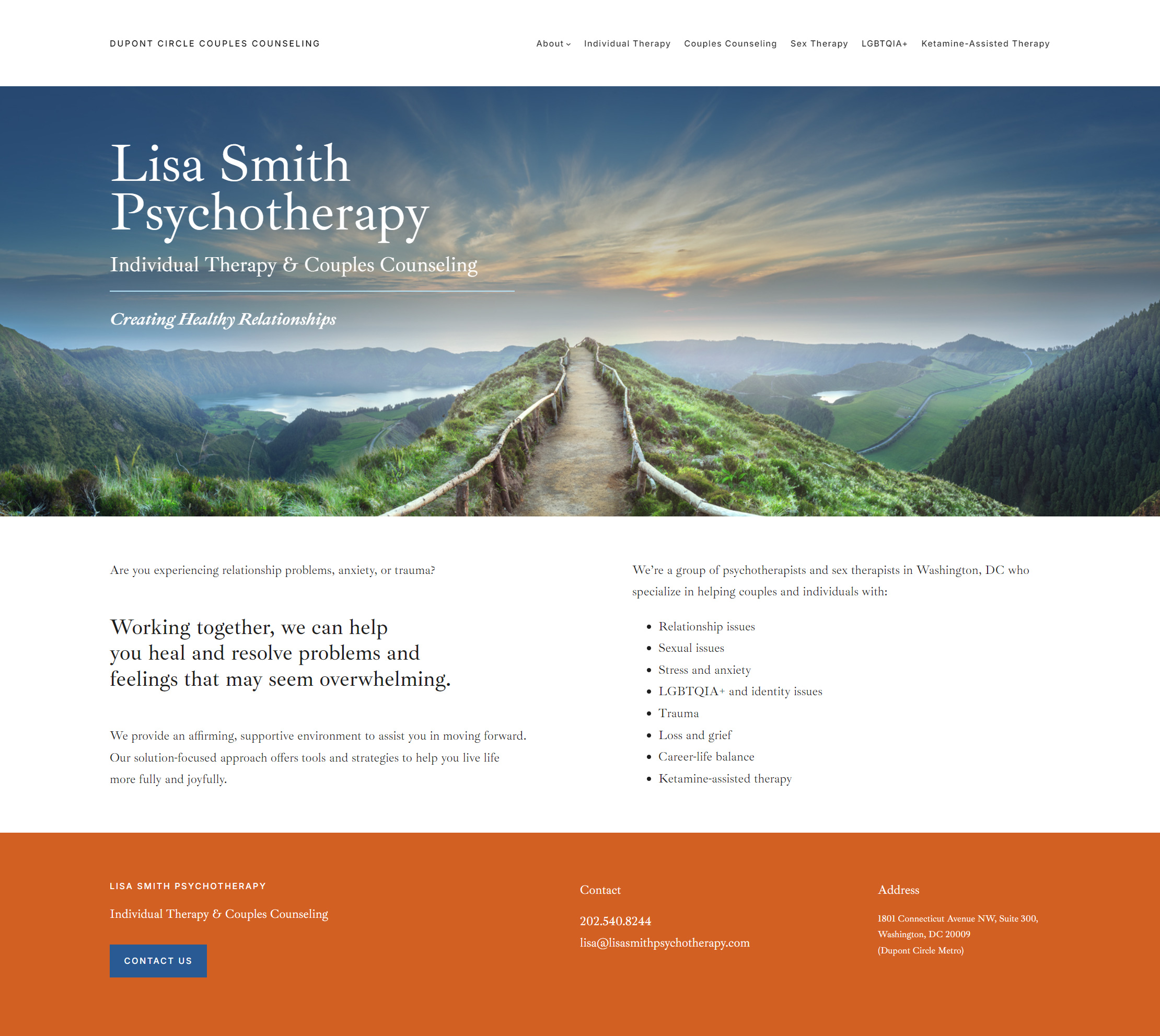 Lisa Smith Psychotherapy Homepage